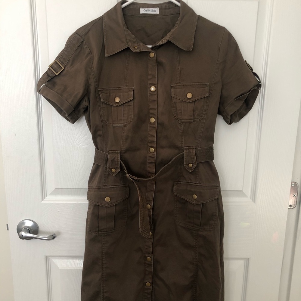 Calvin Klein Safari Dress